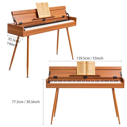 UISCOM piano headphone jacks and USB port