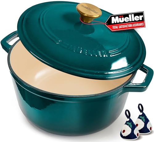 JANSKA Mueller DuraCast 6 Quart Dutch Oven in Emerald