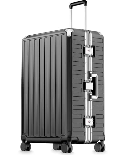 LUGGEX 28 Inch Zipperless Luggage front view