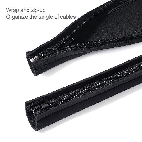 Flexible neoprene cable organizer sleeve
