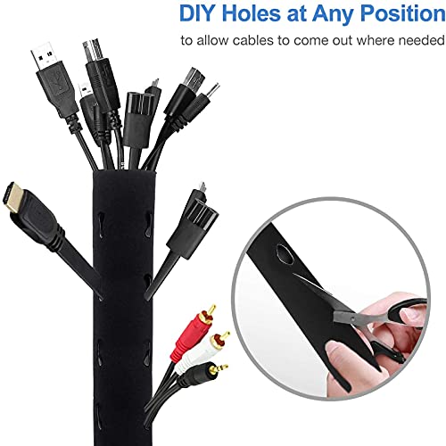 TV entertainment system cable management