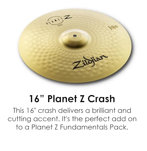 Planet Z cymbal set in gold finish