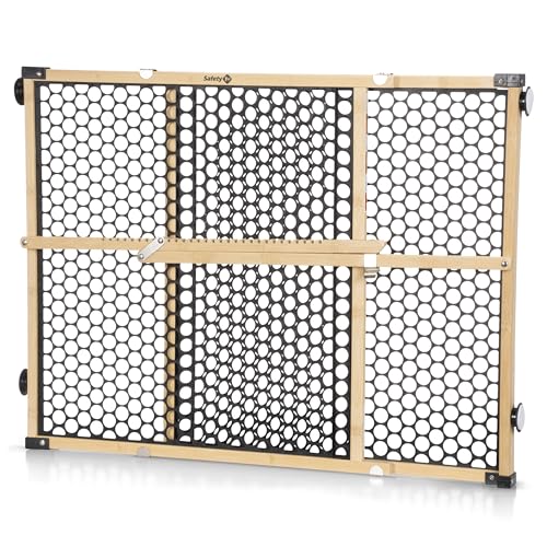 Safety 1st Bamboo Baby Gate front view