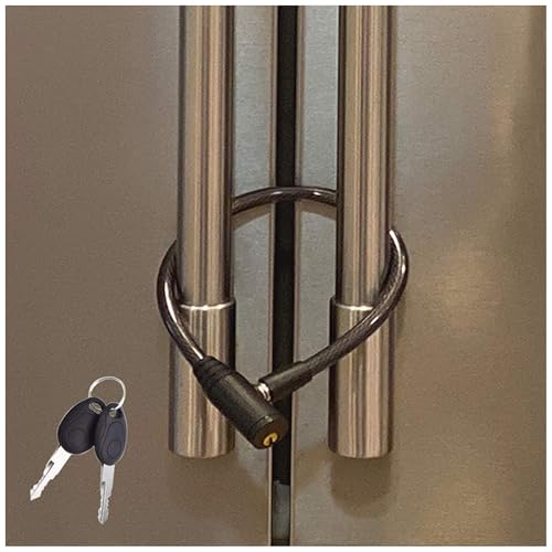 Urban August child-proof refrigerator lock black