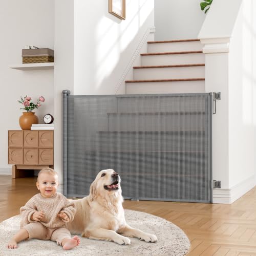 Babepai Retractable Baby Gate front view