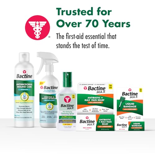 Bactine MAX antibiotic and pain relief tube