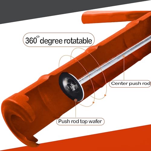 Front view of the sealant nozzle area