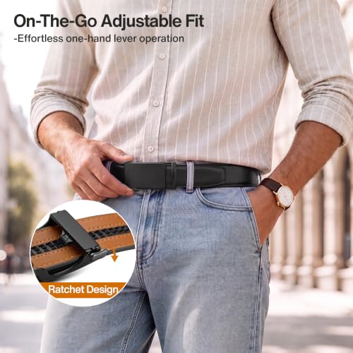 Trimmable ratchet belt mechanism view