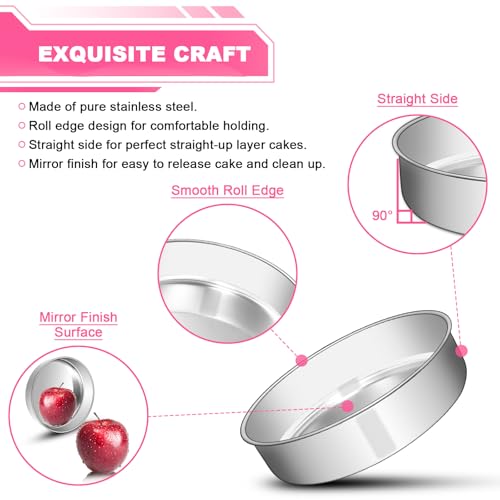Side profile of EWFEN cake pans