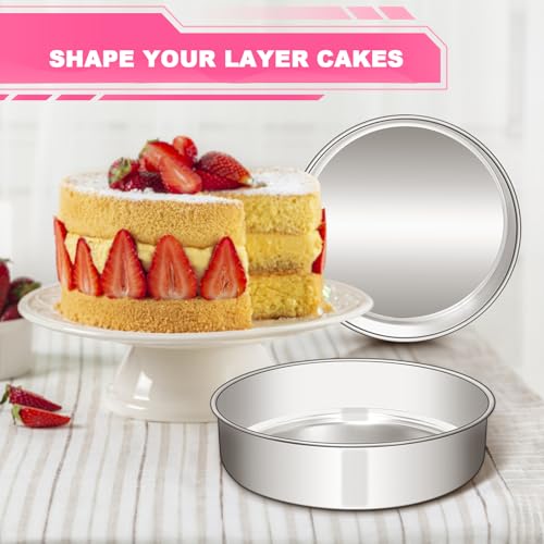 Commercial grade stainless steel cake molds