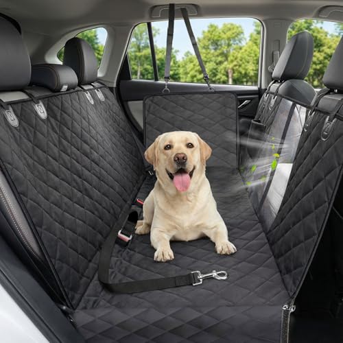 Victoper Dog Car Seat Cover in black