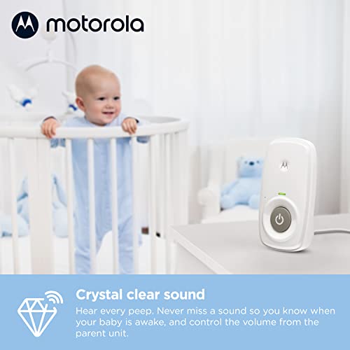 Motorola Nursery AM21 white monitor front view