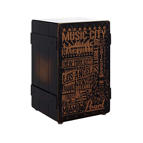 Pearl PBC122B Cajon side profile with bass port