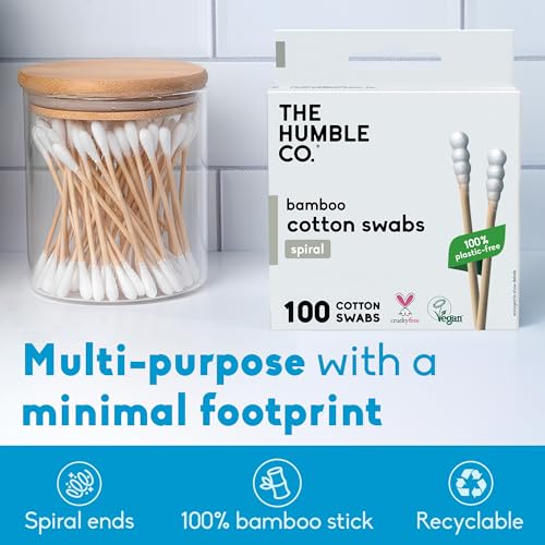Bamboo cotton swab stick detail