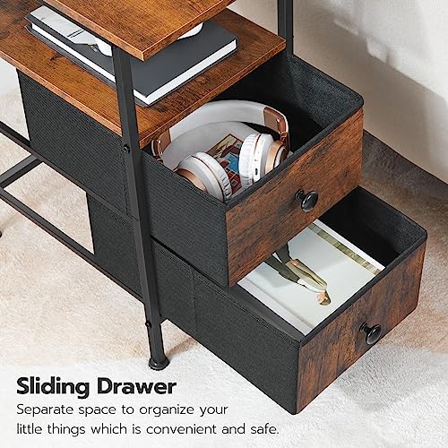 End Table with Handy Socket charging ports