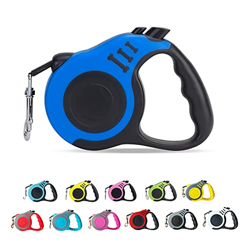 LIEVUIKEN retractable dog leash in blue
