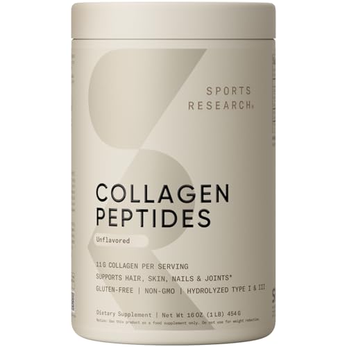 Sports Research Collagen Peptides front view
