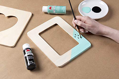 Apple Barrel Acrylic Paint Black matte finish bottle