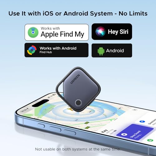 Four UGREEN Air Tracker tags side by side