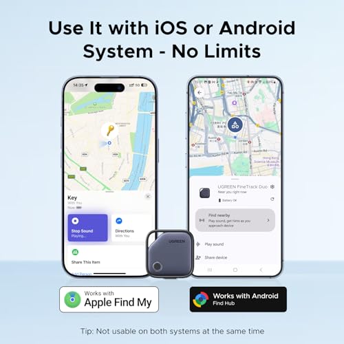 UGREEN Finder Duo tag next to keys