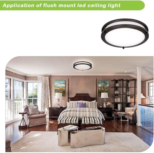 Bright lighting effect of the 13 inch LED fixture
