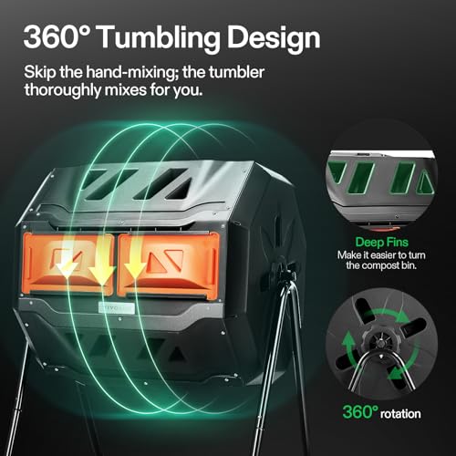 Tumbling bin rotating mechanism and metal frame