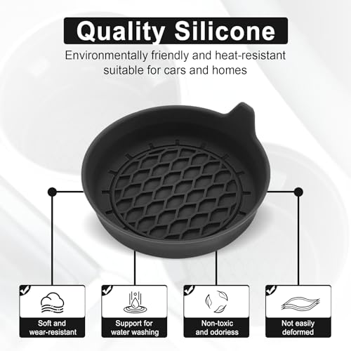 Easy to clean silicone cup holder protection