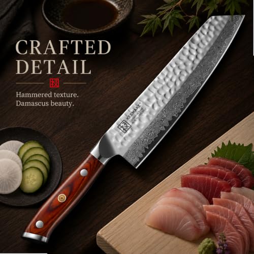 Knife blade showing sharp 10 degree edge