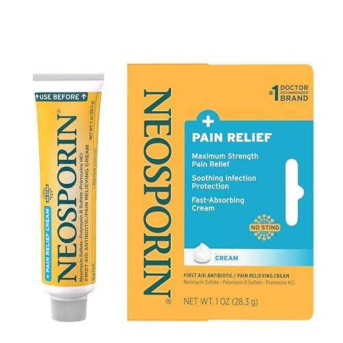 Neosporin + Pain Relief Dual Action Antibiotic Cream 1 oz tube