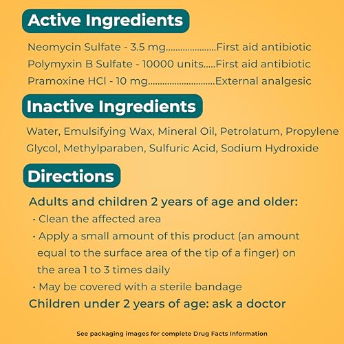 Neosporin cream non-greasy formula texture