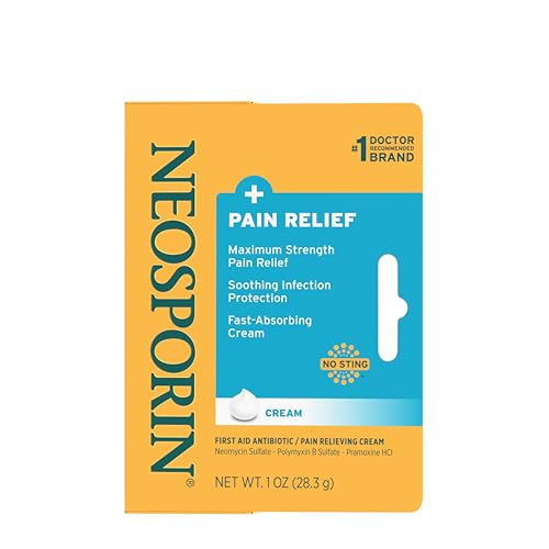 Travel-sized Neosporin cream tube