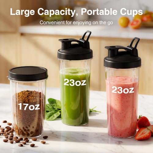 KOIOS blender with 23oz travel cup