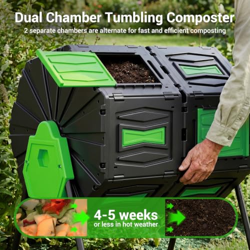 Assembled Marcytop compost bin in a garden setting