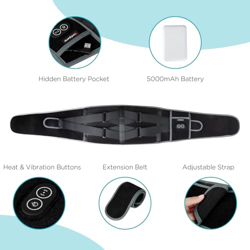 Comfytemp heat and vibration settings display