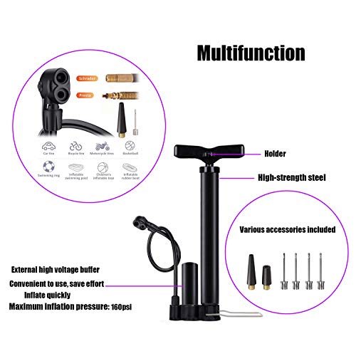 Ergonomic handle of VIMILOLO bicycle pump