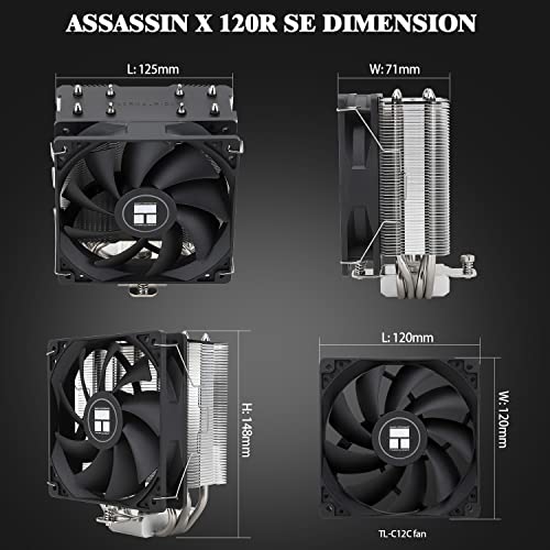 Thermalright Assassin X120 Refined SE TL-C12C fan