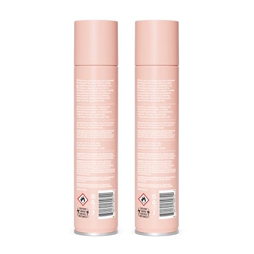 Side profile of MONDAY HAIRCARE dry shampoo packaging