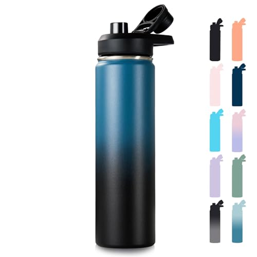 Fijinhom 24 oz insulated water bottle side view
