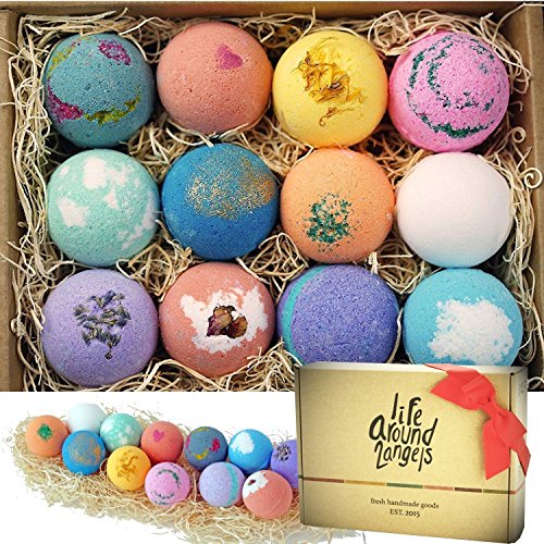 Lifearound2angels 12 Count Bath Bomb Gift Set box