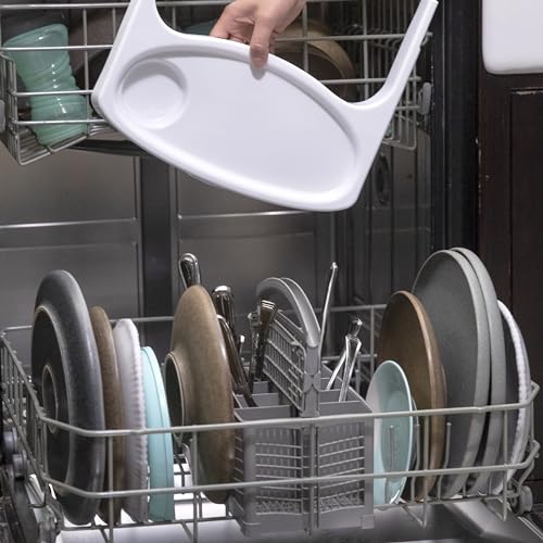 Ingenuity Baby Base tray storage feature