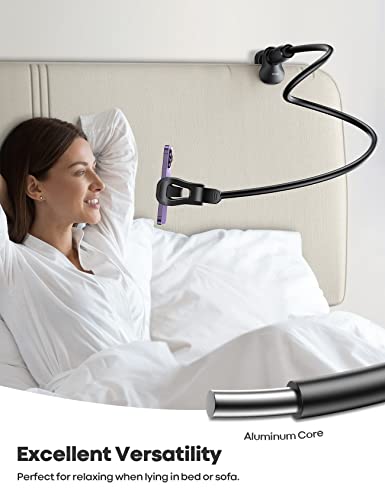Lamicall gooseneck stand showing the adjustable base clamp