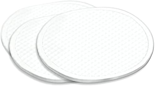 Close up of Organyc biodegradable cotton round texture