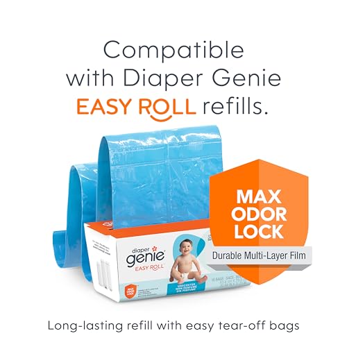 Diaper Genie Essence white unit angled view