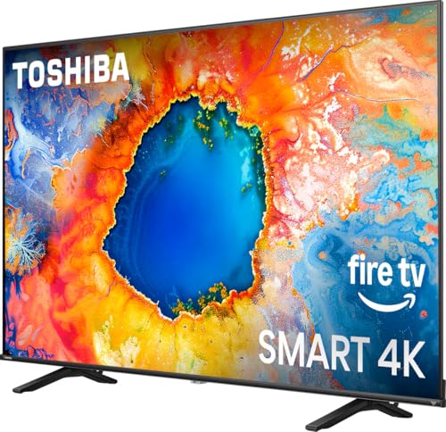 TOSHIBA 4K UHD Smart Fire TV screen