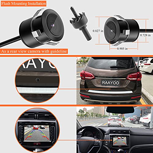 Mounting brackets for RAAYOO reverse camera