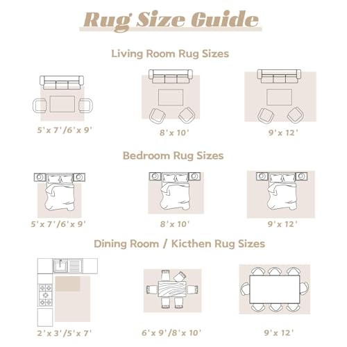 Stain-resistant surface of VECARF boho rug