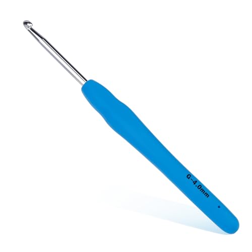 SHWAKK Crochet Hook 4.0 mm ergonomic design