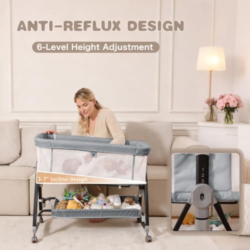 feelogos baby bed breathable mesh side detail