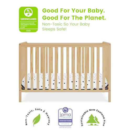 Convertible crib headboard detail