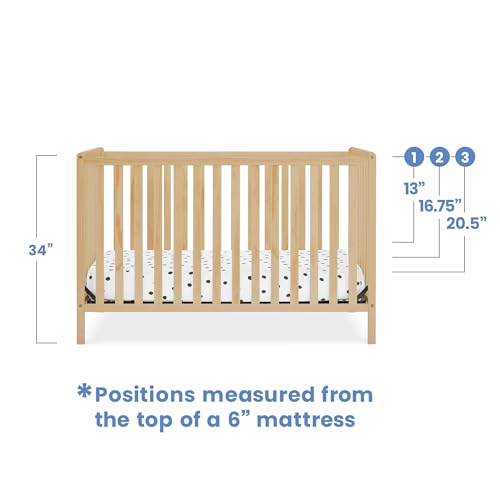 Side profile of Heartland nursery crib